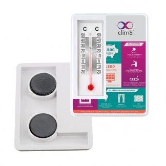 Magnet thermomètre promotionnel avec aimant en plastique ABS - 2 faces