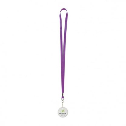 Médaille Personnalisable à Votre Forme En Verre Acrylique Violet TRANSPAMEDA