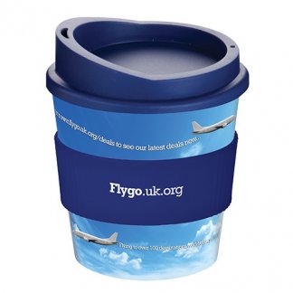 Mug 250ml publicitaire éco-conçu - quadri et bleu - PRIMO AMERICANO