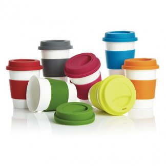 Mug avec couvercle 350ml publicitaire en amidon de maïs - 7 couleurs - PLANT CUP