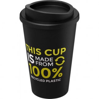 Mug double paroi personnalisable - en polypropylène - 350ml - logo - RECYCLE