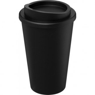 Mug double paroi publicitaire - en polypropylène - 350ml - entier - RECYCLE