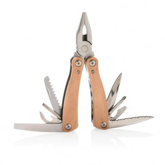 Outil pliable 13 fonctions en bois personnalisable - 13 fonctions - BIGWOOD