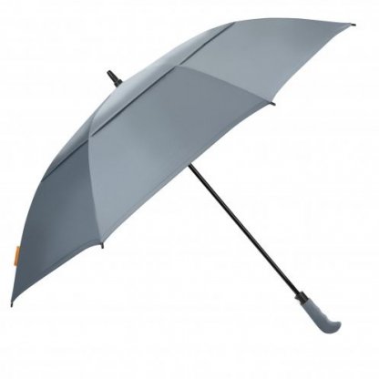 Parapluie Grand Golf Tempête Personnalisable En Bouteilles Plastiques Recyclées Gris ALBATROS