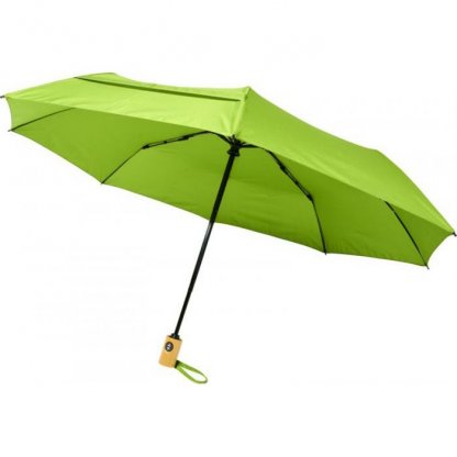 Parapluie Personnalisable En Bouteilles Plastiques Recyclées Vert BO