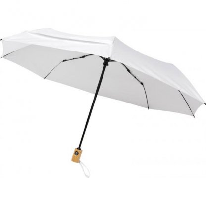 Parapluie Publicitaire En Bouteilles Plastiques Recyclées Blanc BO