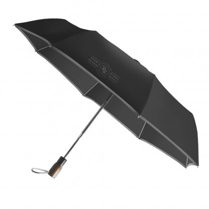 Parapluie Réfléchissant Mini Golf Tempête En Bouteilles Plastiques Recyclées Avec Marquage LUMIRAIN