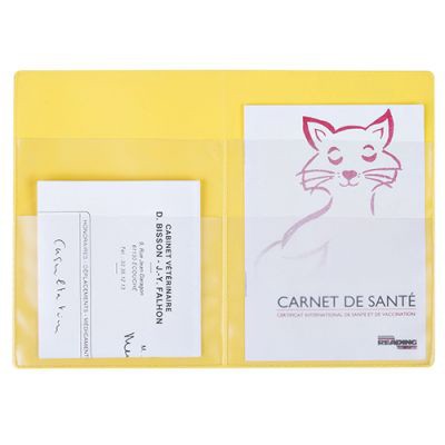 Pochette Santé Animaux 4 Poches Publicitaire En PVC Ouvert