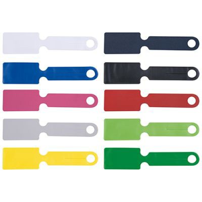 Porte étiquettes Pour Bagages Publicitaire En PVC Coloris PVC Standard