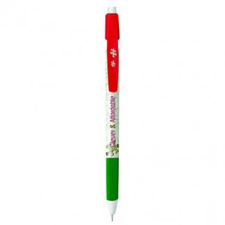 Porte-mines publicitaire en plastique recyclé - quadri - BIC MEDIA CLIC GRIP