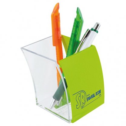 Pot à Crayons Publicitaire En Cristal Polystyrène MIX COLOR BOX