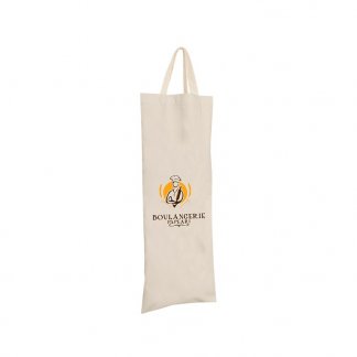 Sac à pain personnalisé en coton naturel - 120g - 65x22 cm - boulangerie - LONI