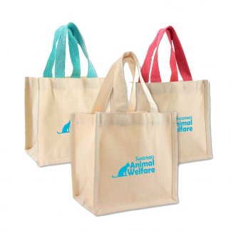 Sac en toile de jute publicitaire - 280g - 200x200x120cm - 3 couleurs - ECOBAG