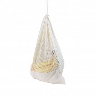 Sac pochon personnalisable filet à cordon en coton biologique - 140g - 30x40cm - cordons serrés - BIOPOCH