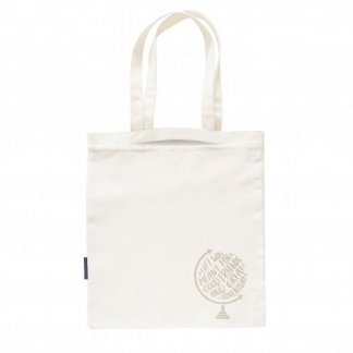 Sac shopping avec double poignée en coton et bouteilles plastiques recyclées - 160g - 38x42cm - BIOMIXY