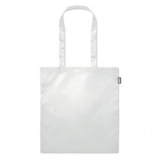 Sac shopping personnalisé en bouteilles plastiques recyclées - Blanc - 110g - 38x42cm - TOTEPET