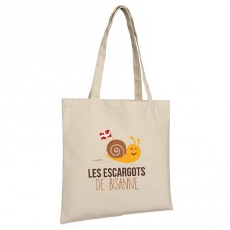 Sac shopping promotionnel en coton naturel - 330g - 38x42cm - KOLKATA