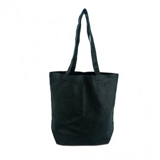 Sac shopping publicitaire en coton naturel - 280g - Noir - BAYSWATER