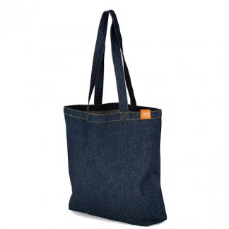 Sac shopping publicitaire en denim recyclé - CARNABY