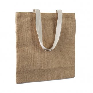 Sac shopping publicitaire en toile de jute - JUHU