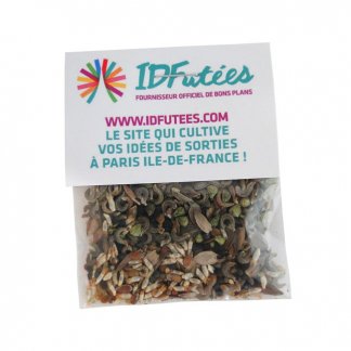 Sachet de graines personnalisé transparent - TRANSGRAINES