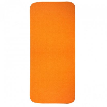 Serviette Sport Personnalisée En Bouteilles Plastiques Recyclées 30x80cm Orange GYMTO