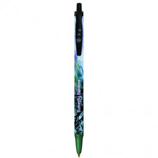 Stylo bic publicitaire en plastique recyclé - noir quadri - BIC CLIC STIC