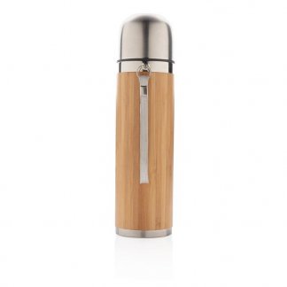 Thermos publicitaire en bambou et inox - 400ml - DURINOX