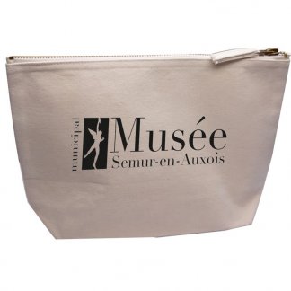 Trousse de voyage ou cosmétique personnalisable en coton - 400g - naturel -ELLARI