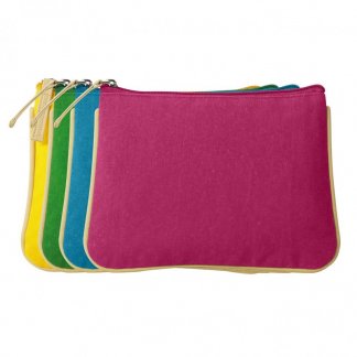 Trousse de voyage ou cosmétique promotionnelle en coton biologique - COLORDAY