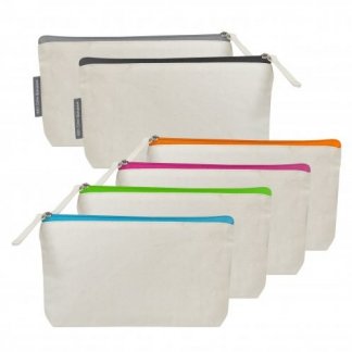 Trousse de voyage ou cosmétique publicitaire en coton biologique - Toutes couleurs - BIUTIFULDAY