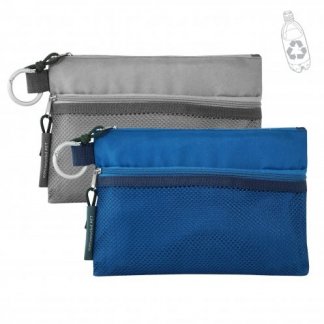 Trousse de voyage publicitaire en bouteilles plastiques recyclées - KEYPOUCH