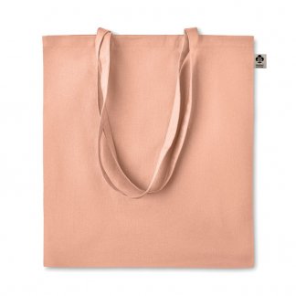 Sac Shopping Publicitaire En Coton Biologique 140g 38x42cm ZIMDE Orange