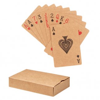 Jeu De 54 Cartes à Jouer Personnalisable En Papier Recyclé ARUBA+