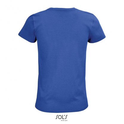 T Shirt Femme En Coton Biologique 175g PIONEER WOMEN Bleu Dos