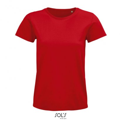T Shirt Femme En Coton Biologique 175g PIONEER WOMEN Rouge