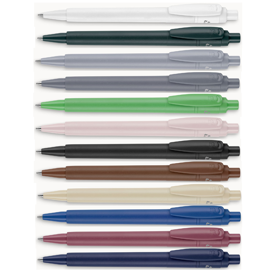 Stylo Bille Ancien Ritepoint - Corps Marron Plastique Et Doré, Avec Annonce - Occasion En Très Bon état