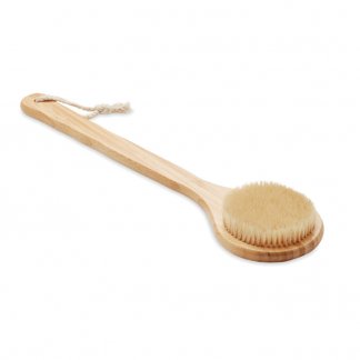 Brosse à bain publicitaire en bambou et nylon - FINO