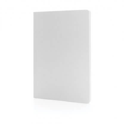 Carnet De Notes A5 à Couverture Souple En Papier De Pierre MINERAL Blanc