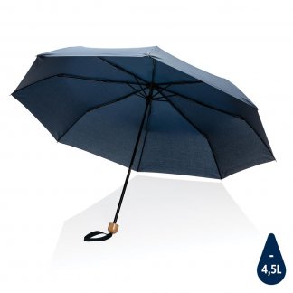 Parapluie 20,5 pouces publicitaire en PET recyclé et bambou