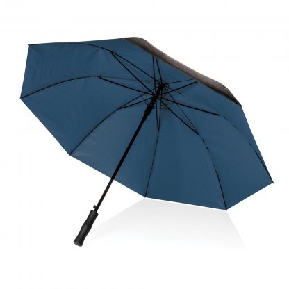 Parapluie Bi Couleur 27 Pouces En PET Recyclé Bleu
