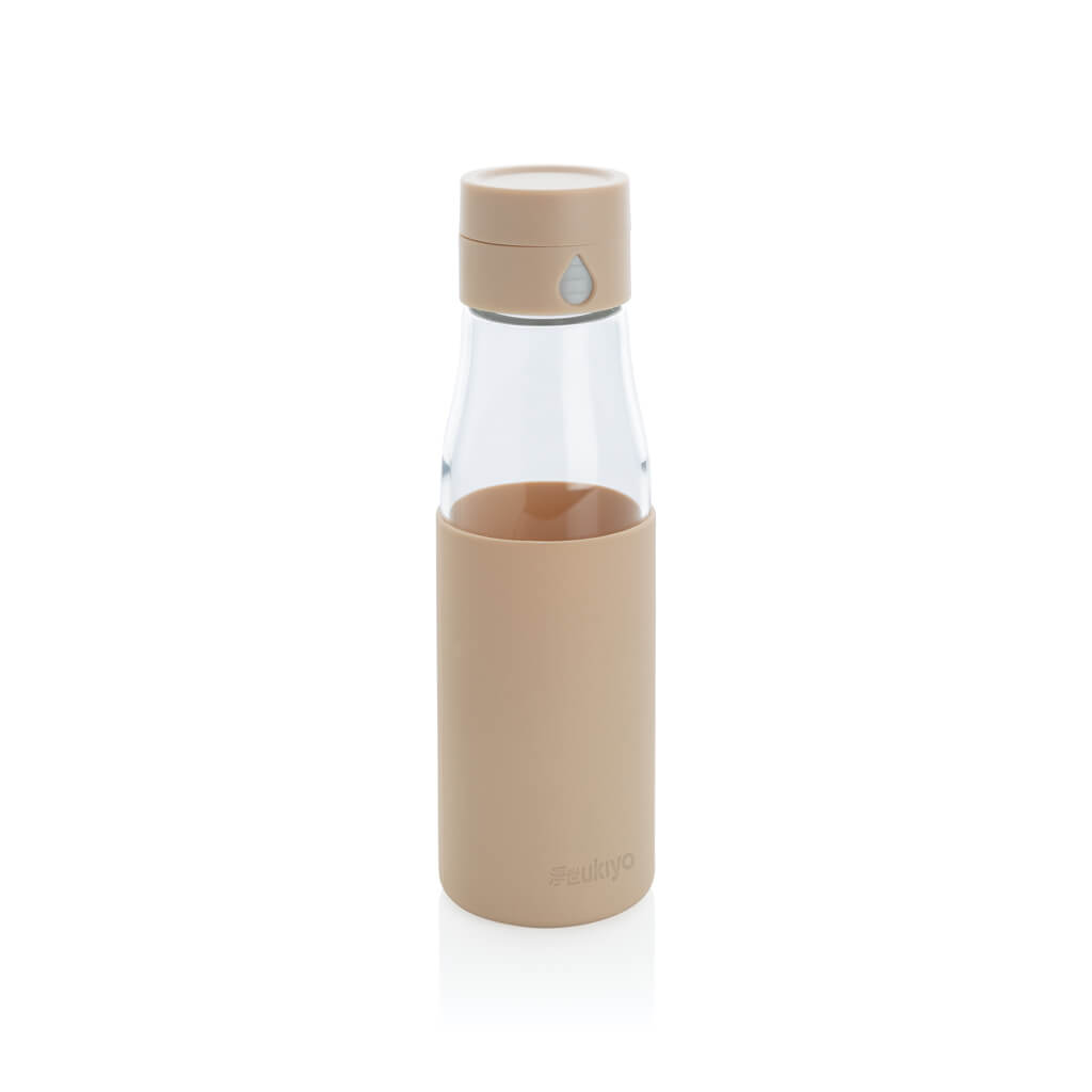 Gourde Graduée Pour 1 Journee Bouteille D'eau 1L De Motivation En Verre Avec Temps Horaire, Sans BPA, Gourde En Verre Hermu00e9tique 1000 Ml Avec Couvercle En Bambou - Sport Gourde Isotherme 1.5l