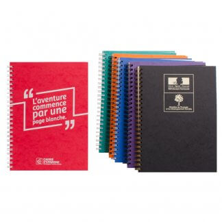 Carnet Personnalisable A4, A5, A6 En Carton Lustré AUGUSTIN