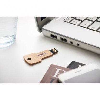 Clé USB En Forme De Clé En Papier USBPAP Ordinateur
