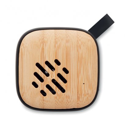 Enceinte Bluetooth En Bambou MALA Vue De Face