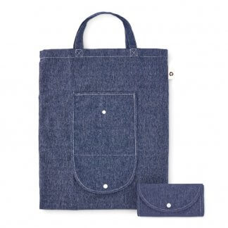 Sac à Provisions Personnalisable Pliable En Coton Et Polyester Recyclés 140g 39x48cm DUOFOLD