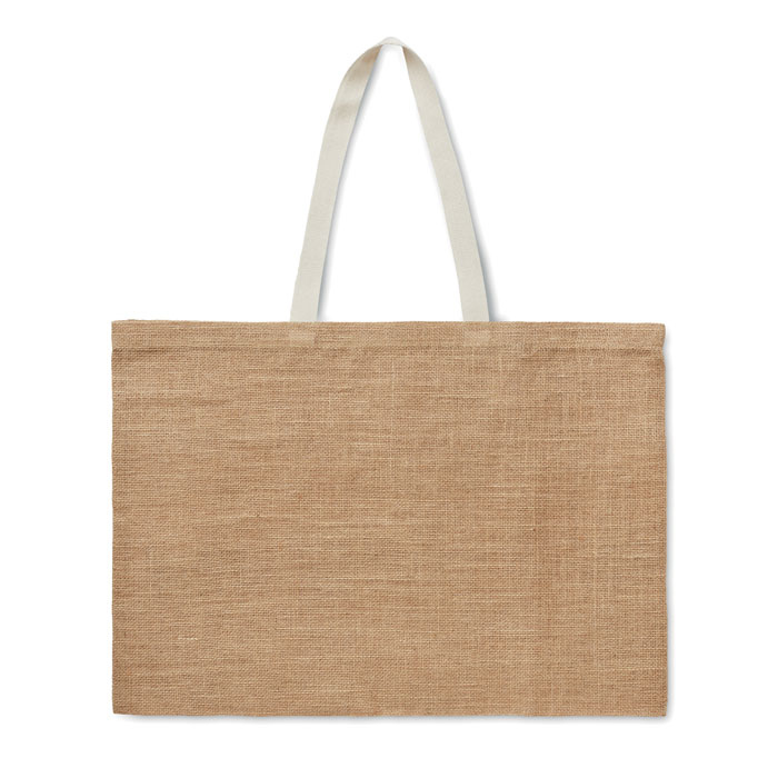 Sac cabas en toile de jute 55x39cm FULLA Vertlapub
