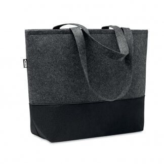 Sac Shopping Personnalisé En Feutre PET Recyclé 55x15x39cm DUO INDICO