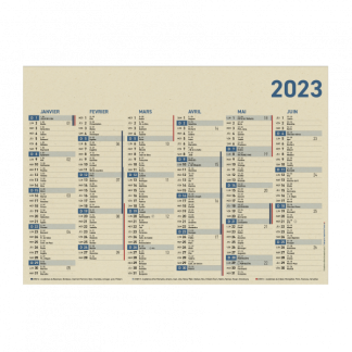 Calendrier Personnalisable En Canne à Sucre CLADIO