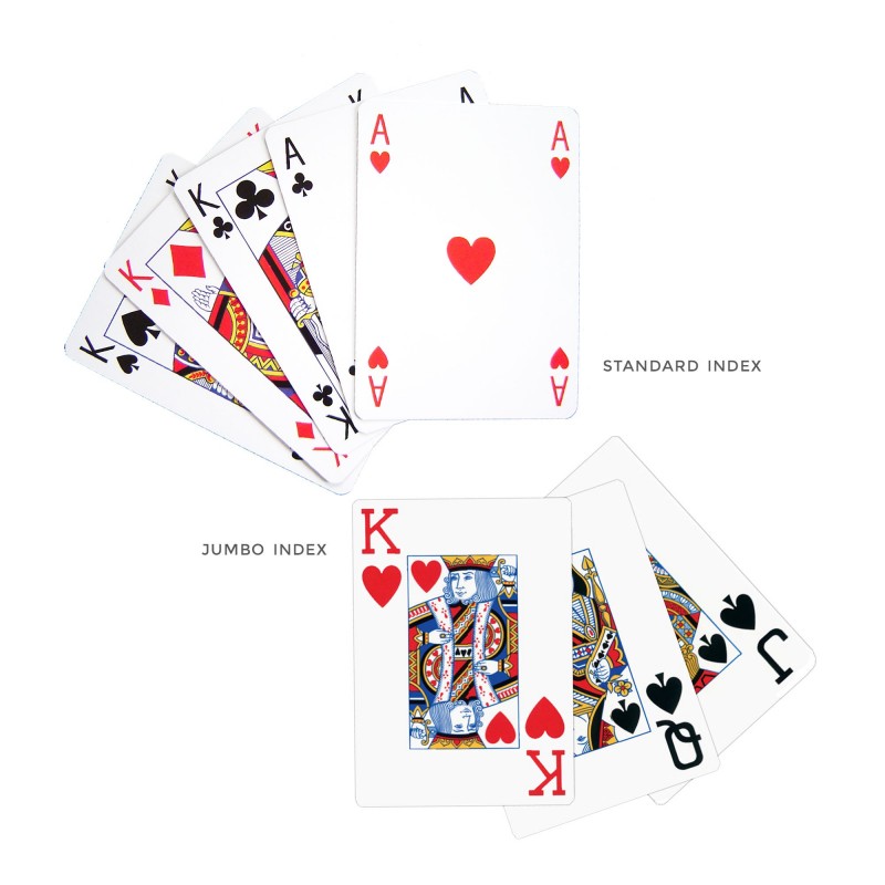 Jeu de Poker en carton certifié - 55 cartes - POKER - Vertlapub